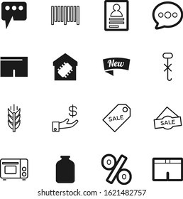 label vector icon set such as: vegetarian, bar, stove, space, barley, wealth, microwave, holding, lines, warm, pack, glass, rye, card, arm, cargo, transport, access, address, control, stamp, plastic