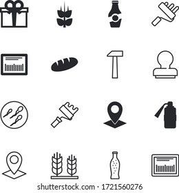 label vector icon set such as: tomatoes, spica, approval, sauce, health, medicine, soda, cold, meal, gifts, ovum, stamp, bake, celebrate, package, office, male, lemonade, happy, can, discovery