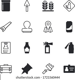 label vector icon set such as: arrow, bar, flour, position, soft, stamping, cool, bird, quality, tool, reminder, ear, farm, refreshment, party, attach, yes, nutrition, pet, gps, load, single, twine