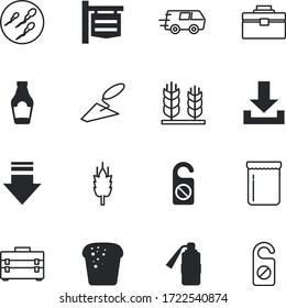 label vector icon set such as: commercial, vehicle, french, fertility, accident, jelly, jam, moving, flame, dessert, delicious, extinguishing, wooden, deliver, strawberry, transportation