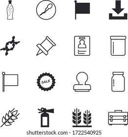 label vector icon set such as: fertility, dessert, kitchen, face, cell, message, id, safety, acid, identity, frame, flame, beverage, infertility, idea, bottle, pickles, flammable, lanyard, laboratory