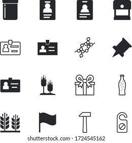 label vector icon set such as: gifts, game, hand, pointer, retro, twine, autumn, dna, anniversary, winning, quality, direction, emblem, drinks, space, mark, order, year, validation, place, cool