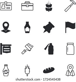 label vector icon set such as: photo, discovery, note, arrow, gardening, jam, celebration, reminder, chili, pastry, can, texture, canning, guidepost, game, collection, storage, identification