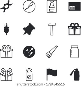 label vector icon set such as: pushpin, agriculture, crop, busy, dna, relax, chemistry, style, bakery, safety, warning, clean, spica, pinned, personal, do, protection, precaution, hang