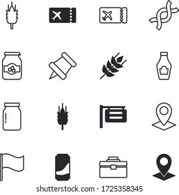 label vector icon set such as: study, fruit, clip, San Francisco, acid, small, product, bar, berry, celebration, verification, cool, office, lid, needle, notice, paperwork, messages, gene, wooden