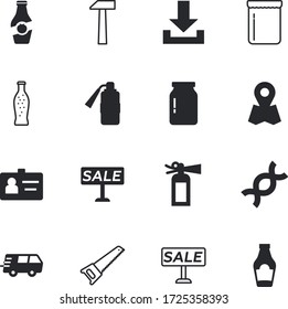 label vector icon set such as: download, metro, canning, berry, party, study, jars, soda, lanyard, beverage, authentication, snack, moving, storage, city, gelatin, commercial, token, chili, meal