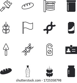 label vector icon set such as: personal, small, hot, service, ingredient, user, jars, flag, access, storage, canning, preserve, handle, vecto, dessert, identity, jelly, extinguishing, sleep, flame