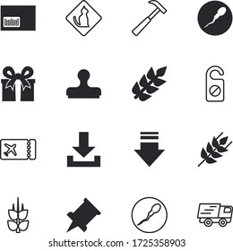 label vector icon set such as: gifts, attach, motel, cute, love, lover, bar, reminder, pets, approval, cooking, free, yes, disturb, approved, silhouette, verification, data, surprise, colored