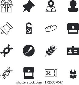 label vector icon set such as: bank, emblem, spermatozoon, busy, summer, security, lock, package, woman, ovum, xmas, day, warning, celebration, authentication, present, fertilization, tickets, shop