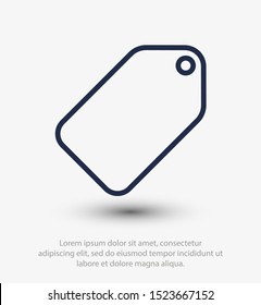 Label vector icon, Tag price icon, Sale symbol