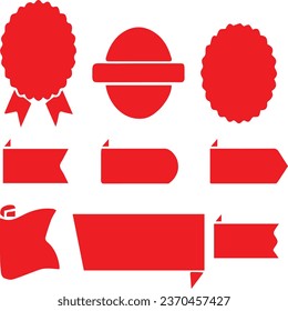Label vector sign sticker background icon banner 