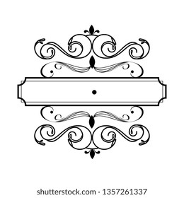 label victorian style icon