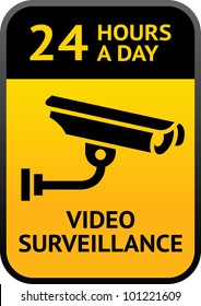 Label Video Surveillance Sign