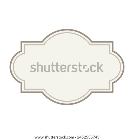 label vintage frame. vector illustration.