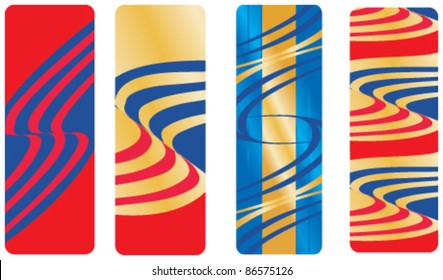 Label with the wavy lines