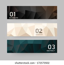 Labels Abstract Geometric design modern style.vector
