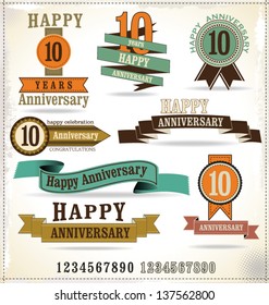 Labels for anniversary