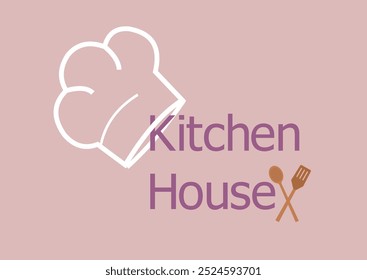 Labels and Badges set of Kitchen Cheif Logo design with beautiful kitchen utilities