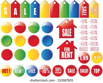 Labels, badges. Vector Illustration