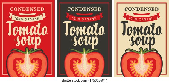 2,058 Tomato Soup Label Images, Stock Photos & Vectors | Shutterstock