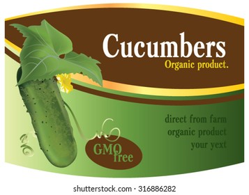labels for cucumbers.