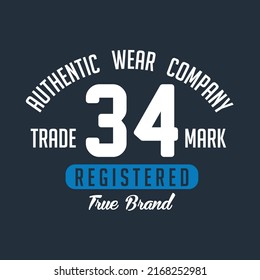 labels denim typography, t-shirt graphics, vectors