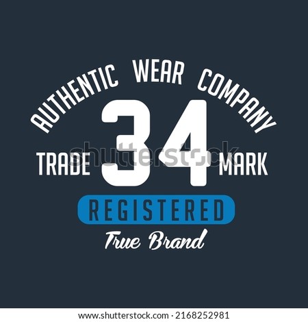 labels denim typography, t-shirt graphics, vectors