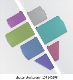 labels design for business concept