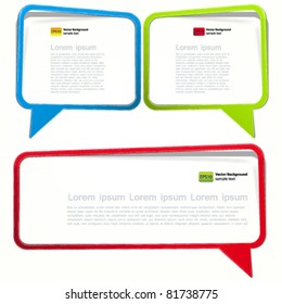 Labels in the form of an empty frame with slightly worn edges.