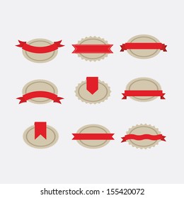 labels icons over white background vector illustration  