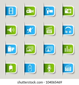 Labels - Media Icons