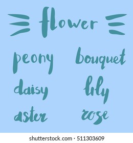 labels for online flower shop