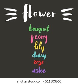 labels for online flower shop