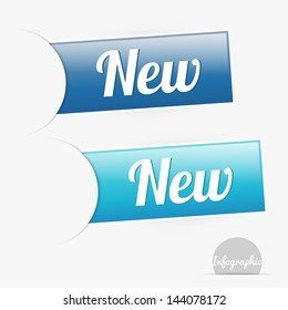 Labels with place for text
