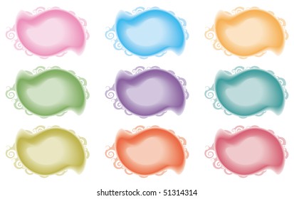 Labels for price, different colors