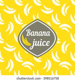 Labels and seamless pattern for natural and detox drinks. Juice for healthy lifestyle. 