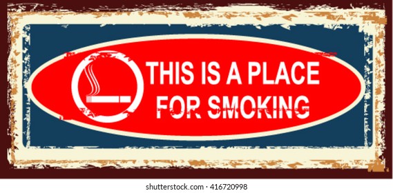 Labels set smoking