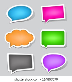 The labels set suitable to use for speak or display different text messages