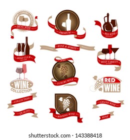 Etiquetas para el vino