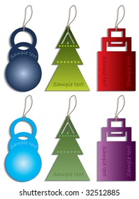 Labels with shapes combined