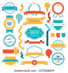 Labels Stickers Banners Tags Banners vector design collection