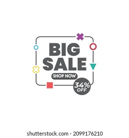 Labels and stickers for sale, product promotion, special offers, shopping, e-commerce. Concept of illustrations for web design and marketing material digital advertising or electronic mail design