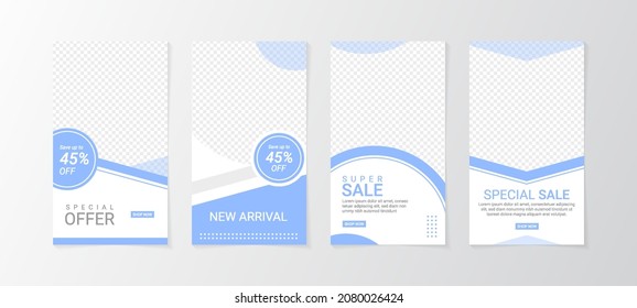 Labels template for your product promotion in social media