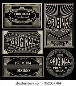 labels vector set