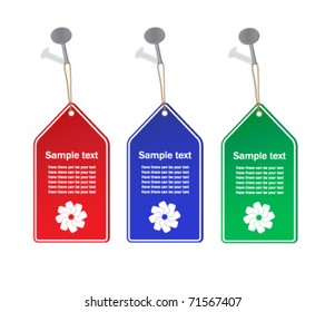 The labels weighing on nails