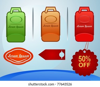 Labels/Tags Vector Set