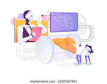 Lab-Grown Organs for Transplants abstract concept vector illustration. Scientists create bioengineered organs for life-saving transplants. abstract metaphor.