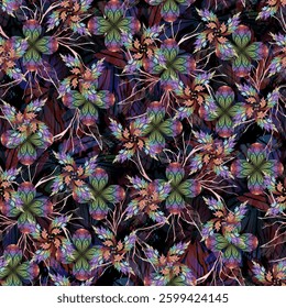 labirin pattern design for textile