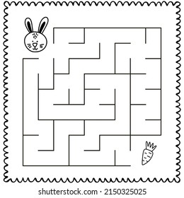 Labirint Enter Exit Maze Vector Kids Stock Vector (Royalty Free ...