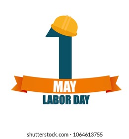 Labor Day 1 May Poster. Vector Illustration Background EPS10